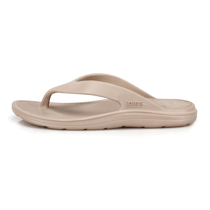 totes® SOLBOUNCE Ladies Toe Post Taupe