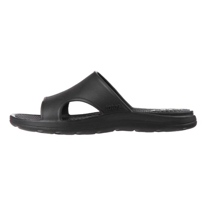 totes® SOLBOUNCE Mens Vented Slide Black