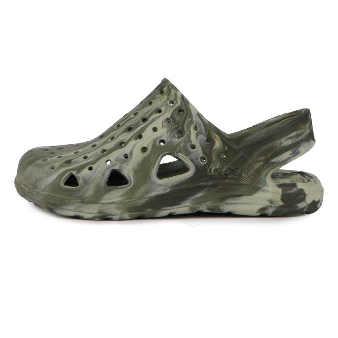 totes® SOLBOUNCE Kids Clog Khaki Tie Dye