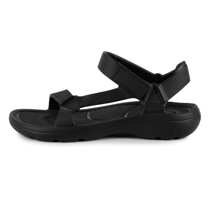 totes® SOLBOUNCE Mens Velcro Sport Sandal Black