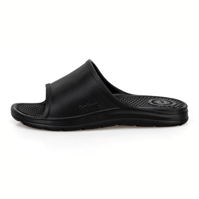  totes® SOLBOUNCE Mens Slider Black