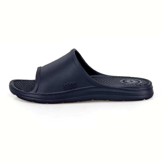  totes® SOLBOUNCE Mens Slider Navy 
