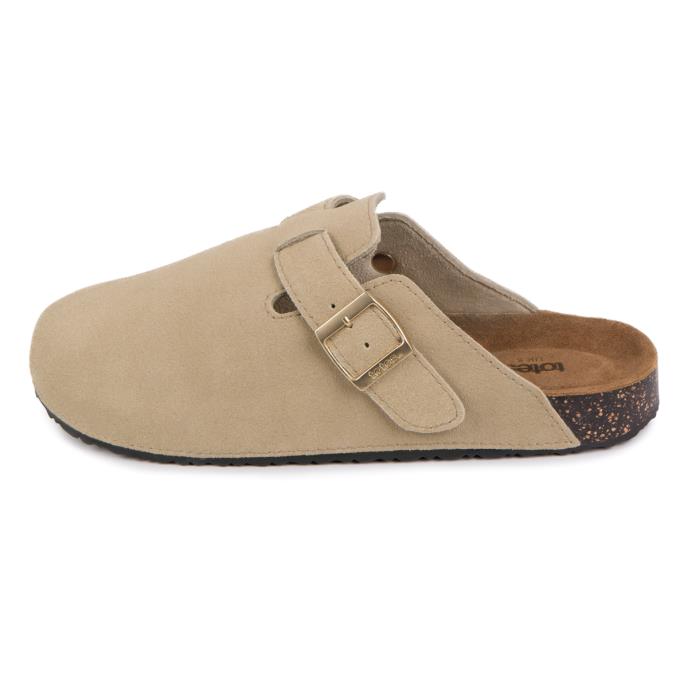 totes® Ladies Suede Clog Sand