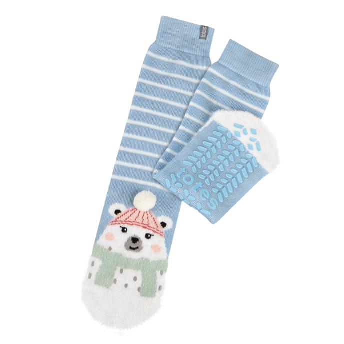 totes toasties® Ladies Single Original Slipper Socks Polar Bear