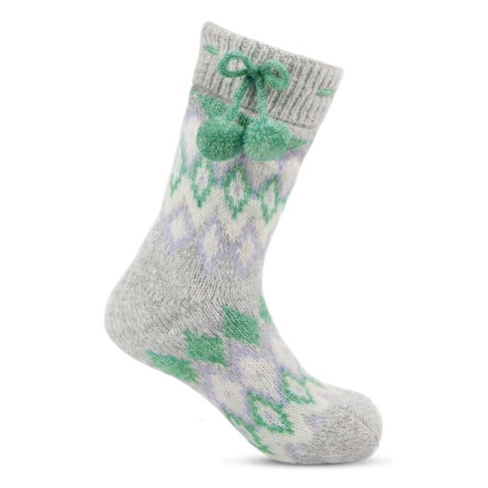 totes toasties® Ladies Fair Isle Chenille Slipper Socks Fair isle
