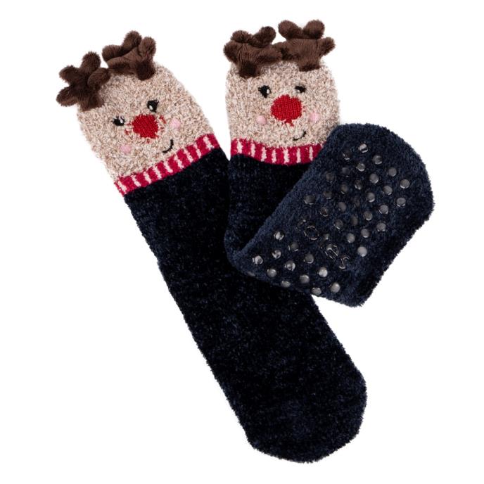 totes toasties® Ladies Novelty Supersoft Socks Reindeer