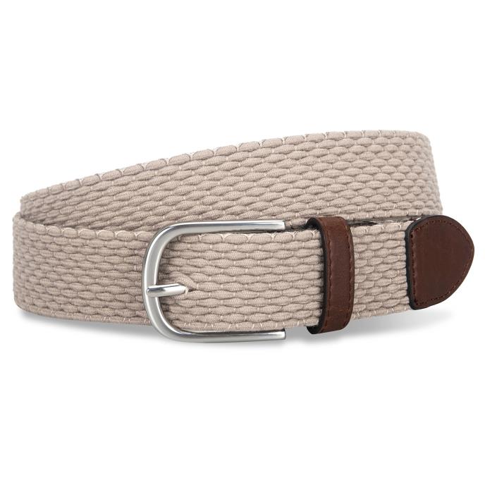 totes® Mens Woven Belt Brown Mix