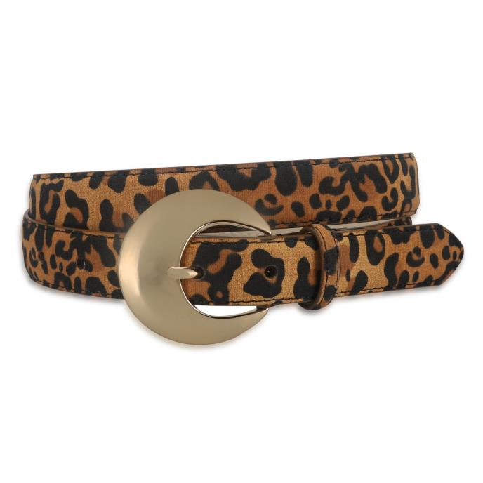 totes® Ladies Slim Jeans Belt Animal