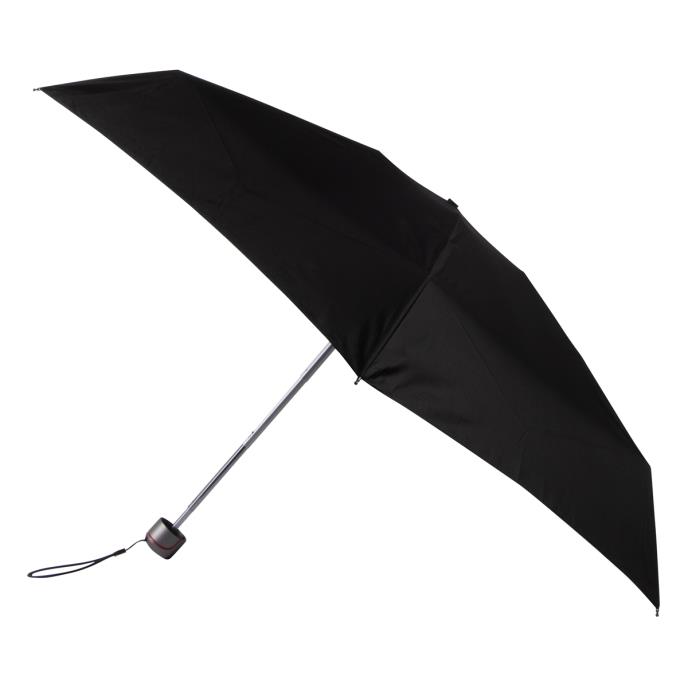 totes® X-TRA STRONG® Mini Plain Black Umbrella (5 Section)