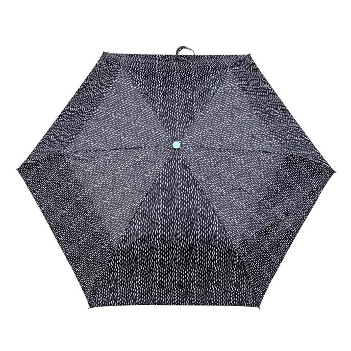 totes® Supermini B&amp;W Drops Print Umbrella ( 3 Section )