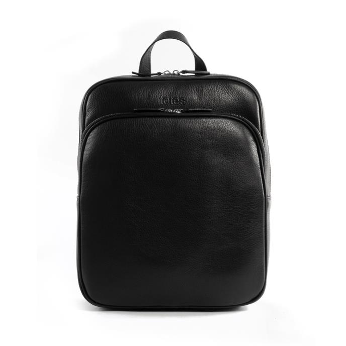 totes® Genuine Leather Backpack Black