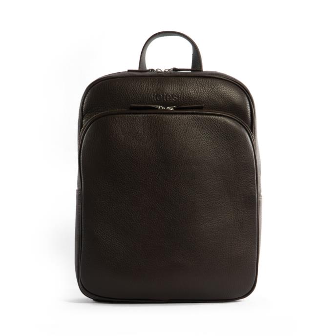 totes® Genuine Leather Backpack Brown