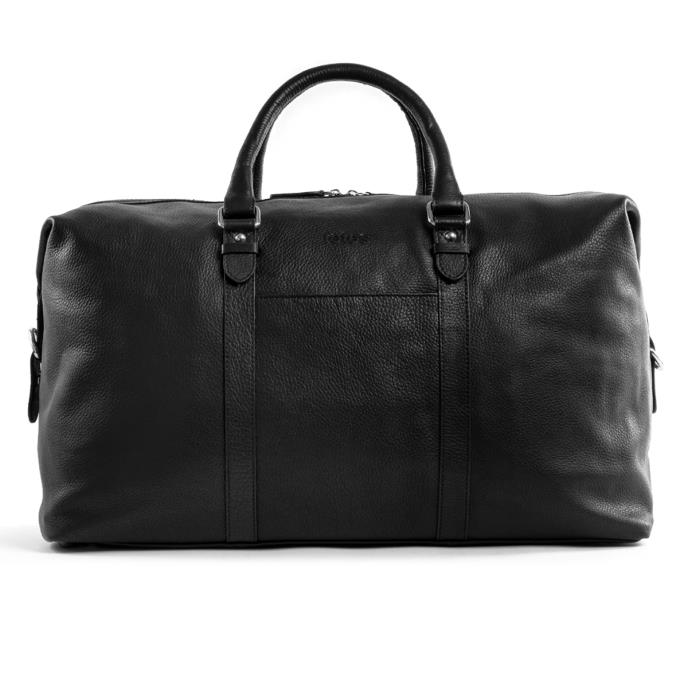 totes® Genuine Leather Weekender Bag Black