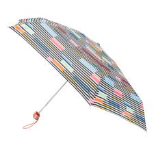 totes® Compact Flat Colour Block Stripe Print Umbrella ( 5 Section )