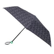 totes® Supermini B&amp;W Drops Print Umbrella ( 3 Section )