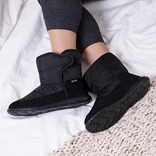 Isotoner® Ladies Iso-Flex Quilted Boot Slipper