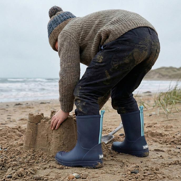 Cirrus® Childrens Charley Wellington Boot Navy Blue