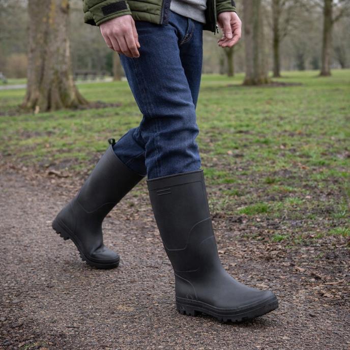 totes® Mens Welly Boot Black