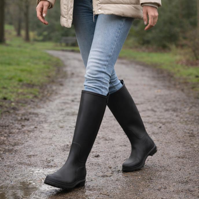 totes® Ladies Welly Boot Black