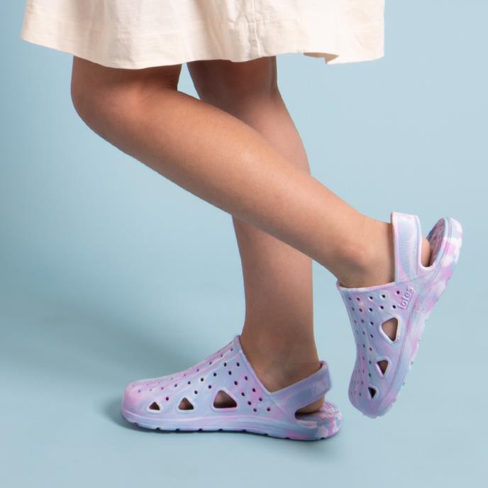 totes® SOLBOUNCE Toddler Clog Lilac Marble