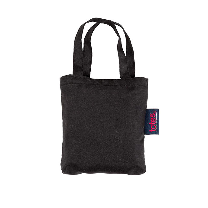 totes® Plain Black Shopping Bag 