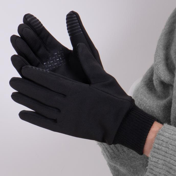 totes toasties® Ladies Premium Stretch Thermal Lined Gloves with Smartouch™ Black