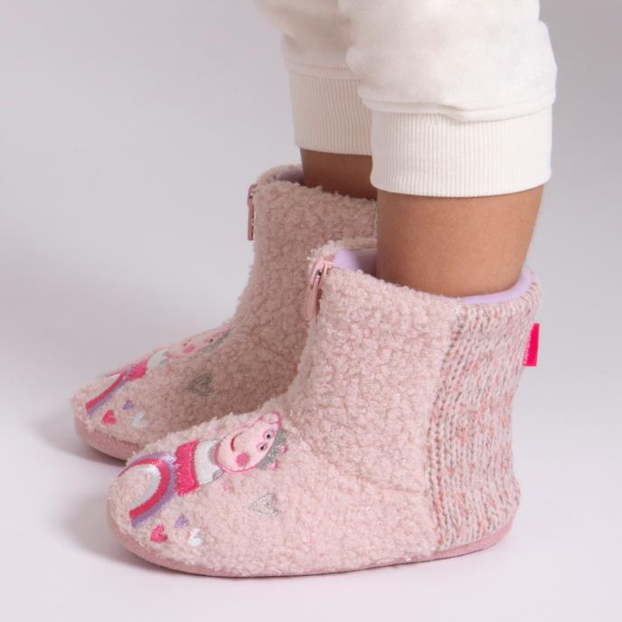 totes® Peppa Pig™ Kids Bootie Slippers Peppa