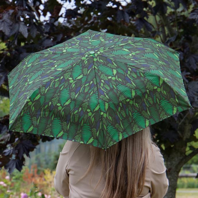 totes® Supermini Fern Print Umbrella (3 Section)