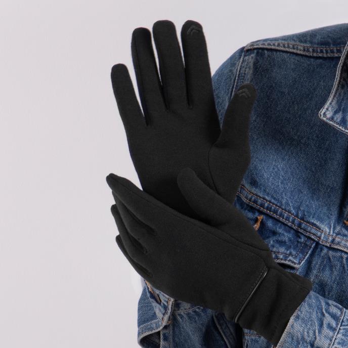 Isotoner® Ladies Thermal SmarTouch™ Glove With Piping Detail Black